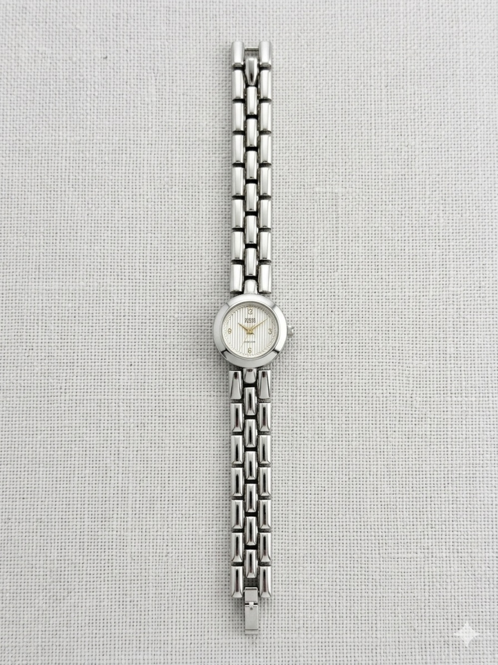 Vintage Anne Klein Women's Quartz Brick Link Bracelet Watch (Needs Battery)